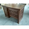 A beautifully crafted priest's desk made from solid linden wood. Perfect for a church office or study.
