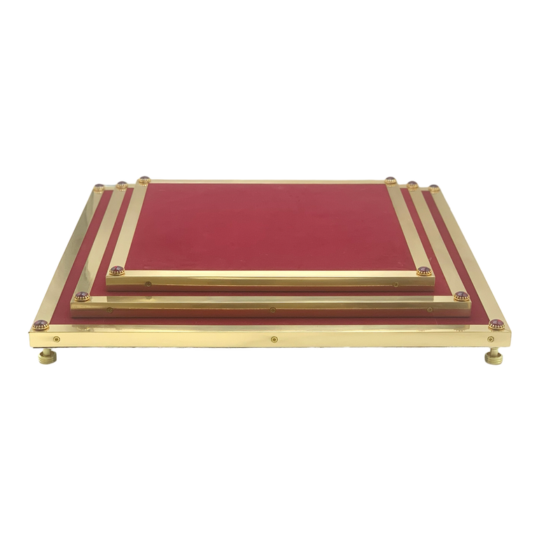 Tabernacle Base — Gold Tone with Velvet