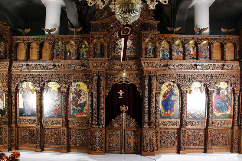 Carved Wooden Iconostasis