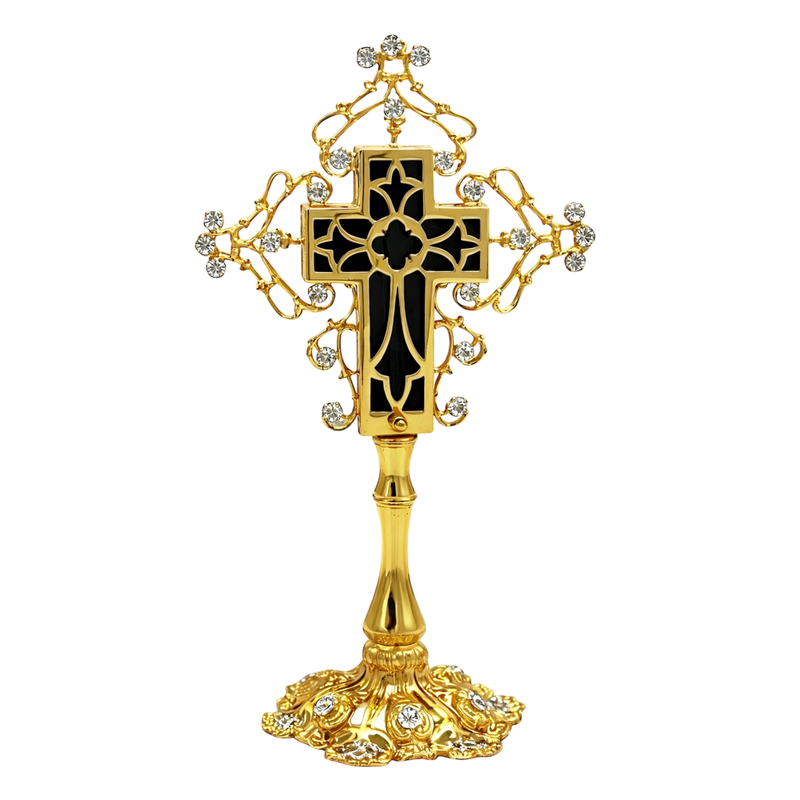 Holy Water Blessing Cross – Two-Tone