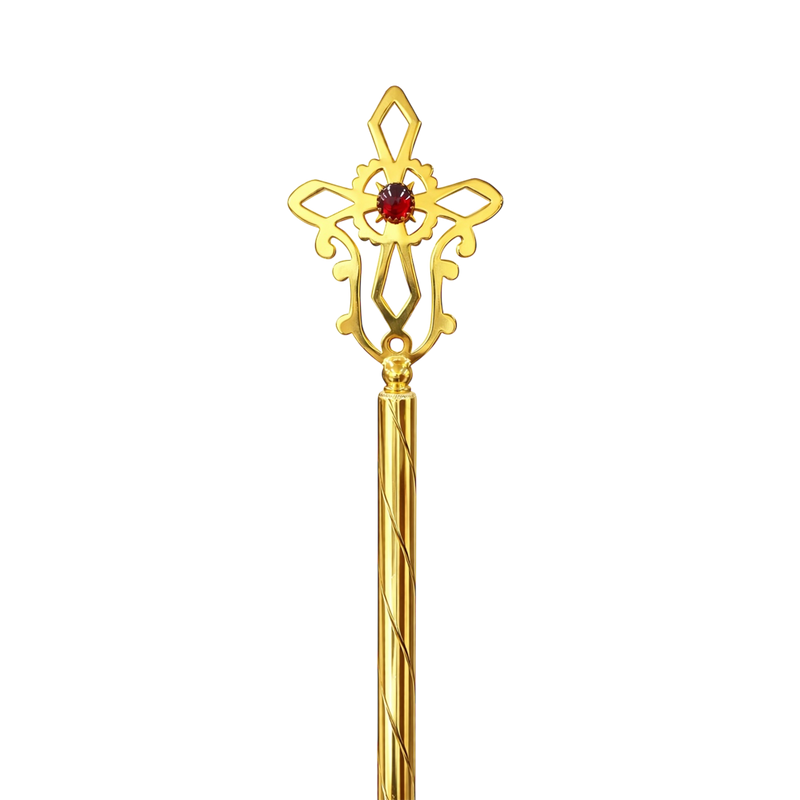 Bishop’s Pastoral Staff — Gold-Tone