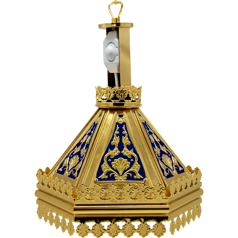 Chanters’ Lantern – Gold-Tone with Enamel