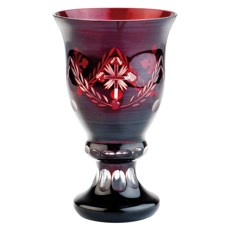 Vigil Lamp Cup — Burgundy