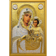 Σκαλιστή Εικόνα Χρυσό Σμάλτο — Σχέδιο 1151A — 70 × 40 cm