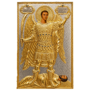Icoană sculptată – bicoloră, model 1152A — 60 × 40 cm