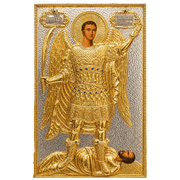 Icoană sculptată – Două nuanțe, model 1152A — 70 × 40 cm