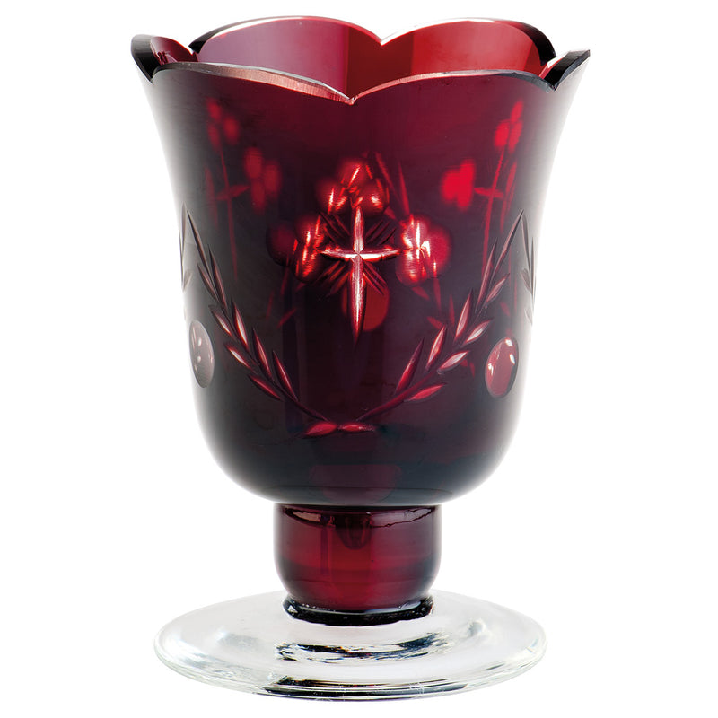 Vigil Lamp Cup — Burgundy