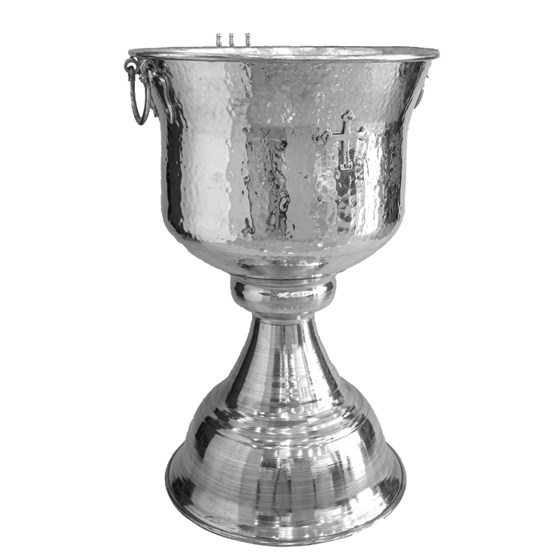 Baptismal Font – Silver-Tone
