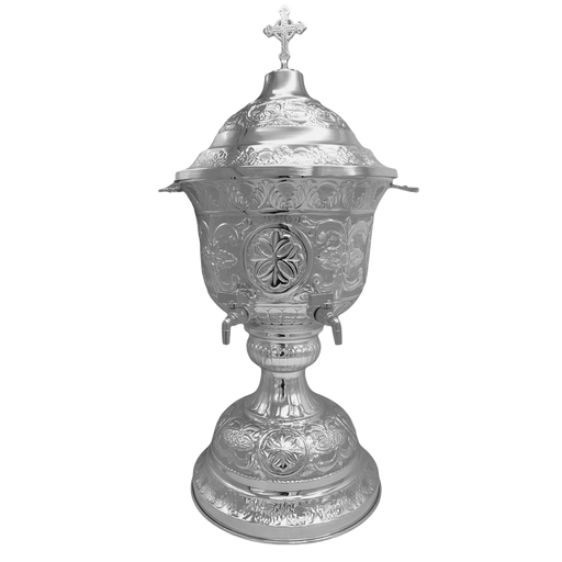 Holy Water Font A – Silver-Tone