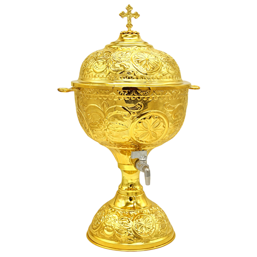 Holy Water Font B – Gold-Tone