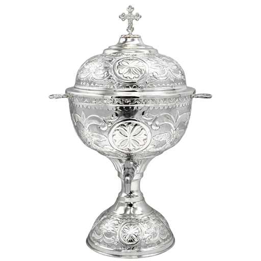Holy Water Font B – Silver-Tone
