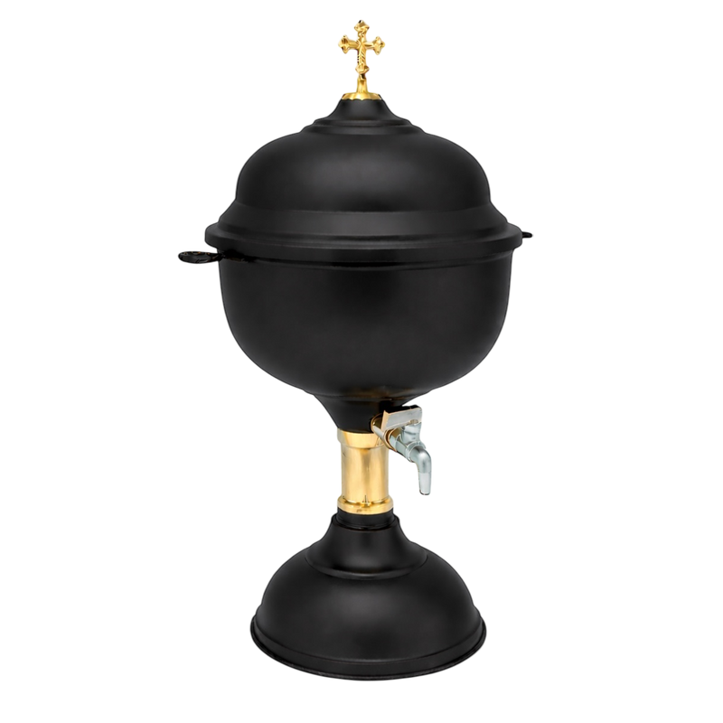 Baroque Holy Water Font B – Gold-Tone