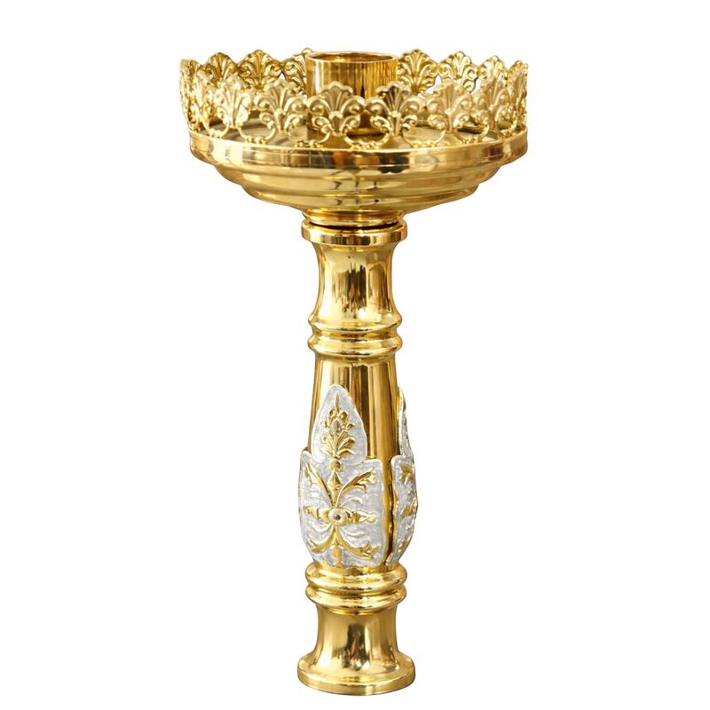 Child-Size Candle Holder (Ntoltsa) — Two-Tone