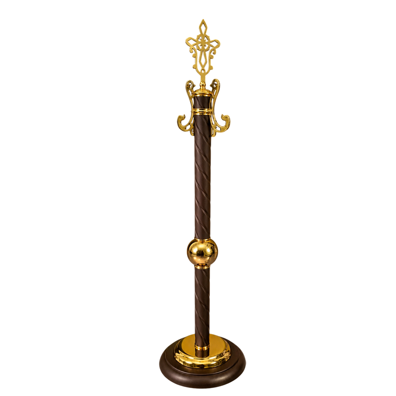 Baroque Aisle Divider — Gold-Tone