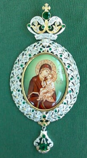 Engolpion din argint, Engolpion, Ortodox grec, Agritelis Church Supplies