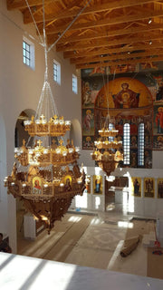 Policandru bisericesc sculptat din lemn — Π 134