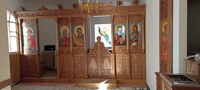 ხის მოჩუქურთმებული კანკელი