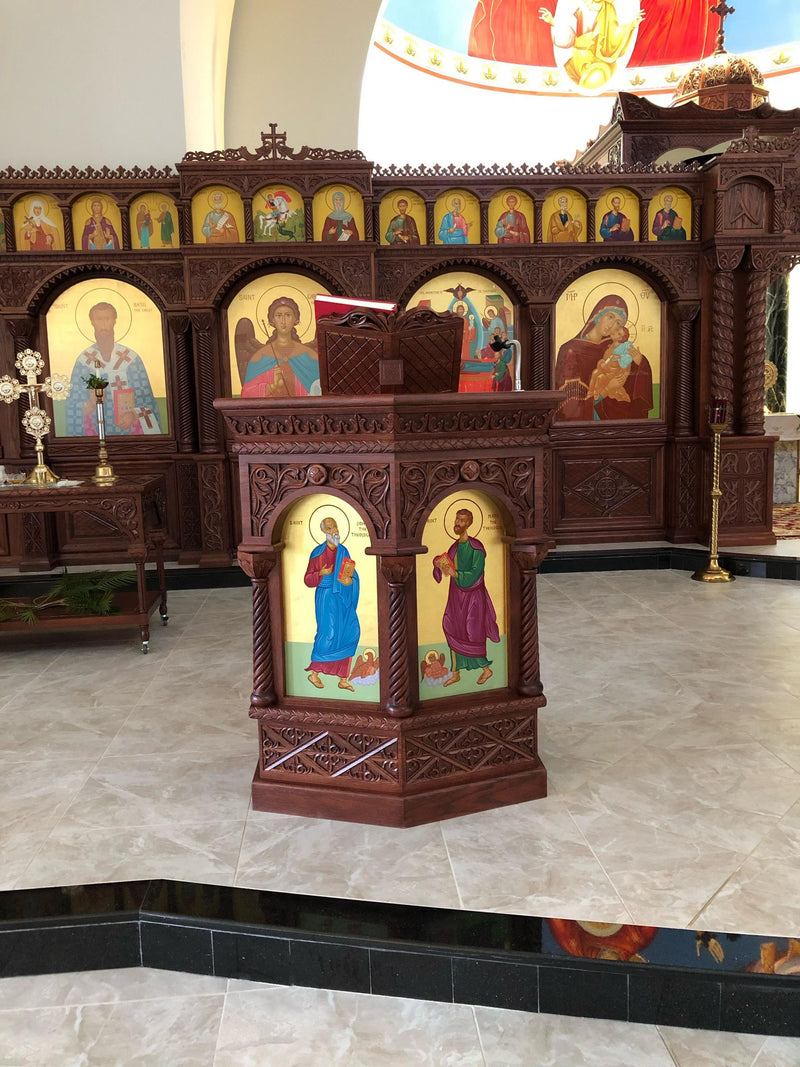 Փայտափոր ամբիոն եկեղեցու համար — Ա 155