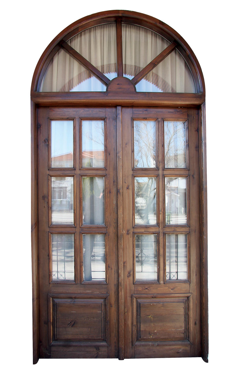 Carved Wooden Church Entrance