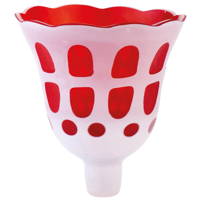 Vigil Lamp Cup — Red and White