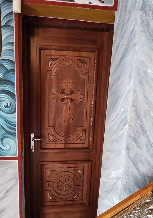 Ξυλόγλυπτη Είσοδος Ναού — Π 172