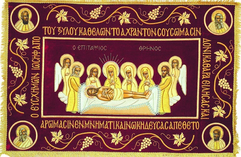 Embroidered Epitaphios Shroud