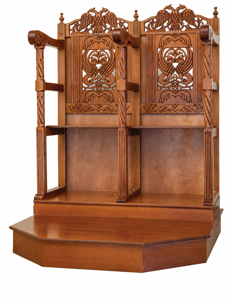 Carved Wooden Church Lectern