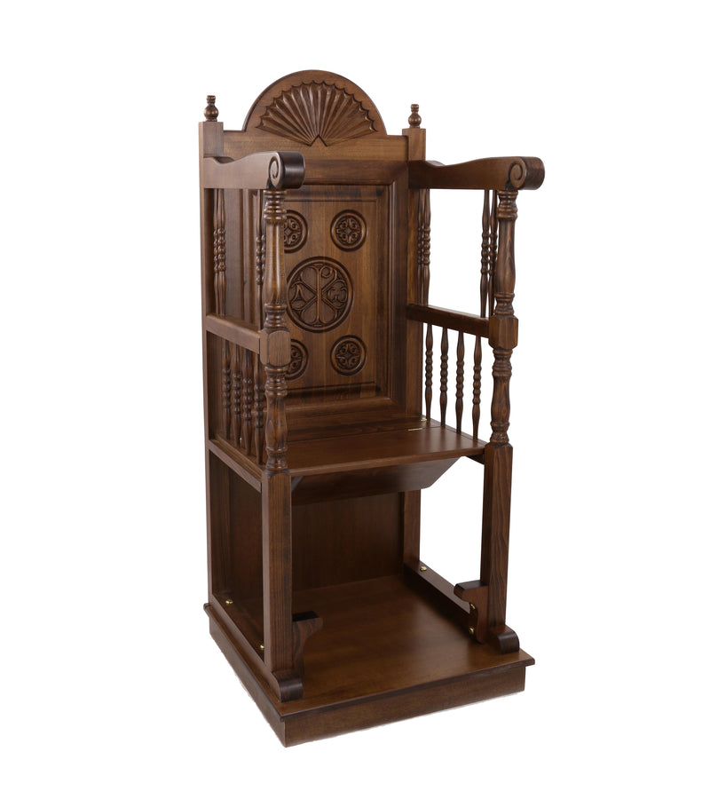 Carved Wooden Church Stall
