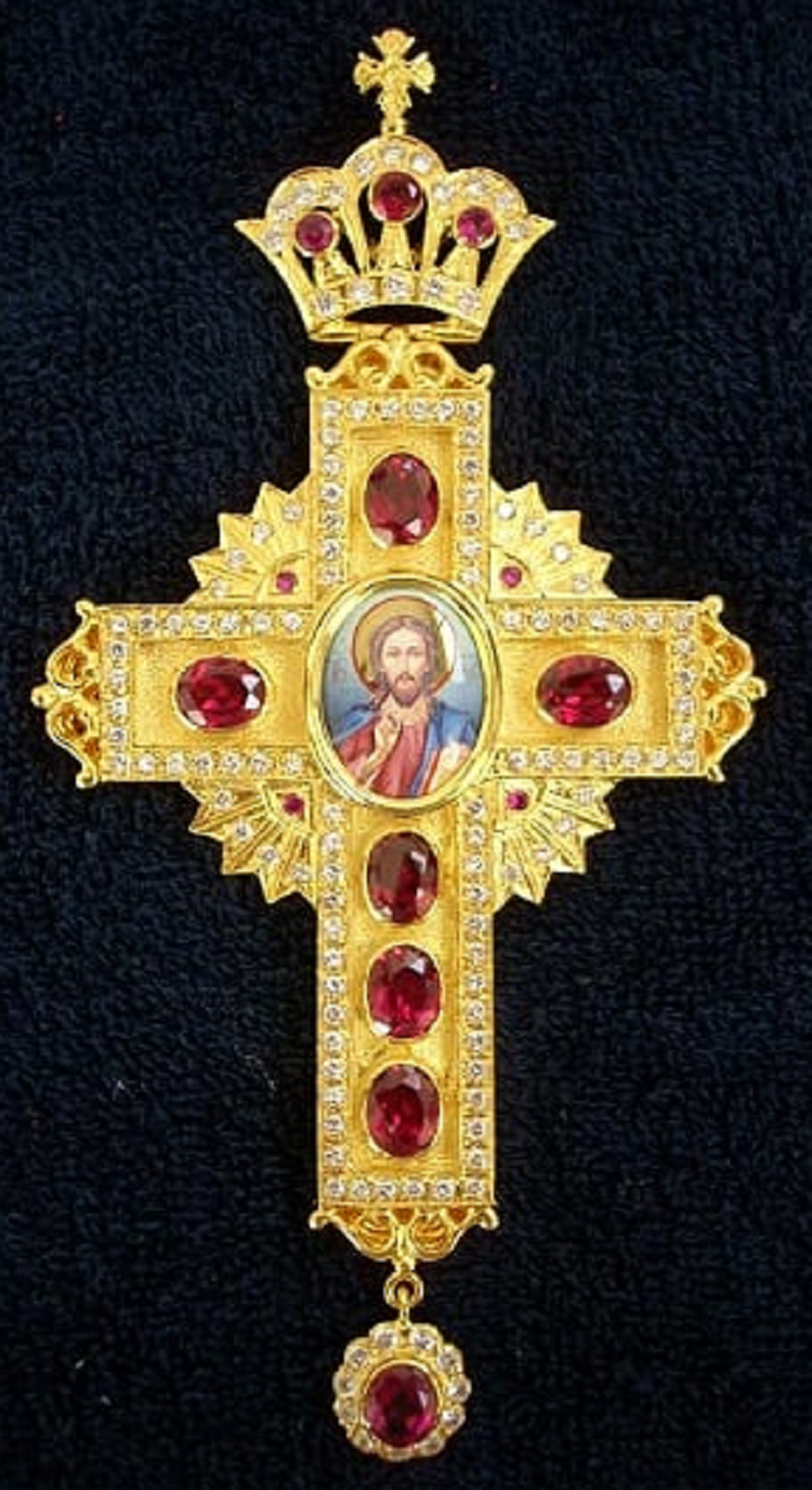 ვერცხლის გულსაკიდი ჯვარი