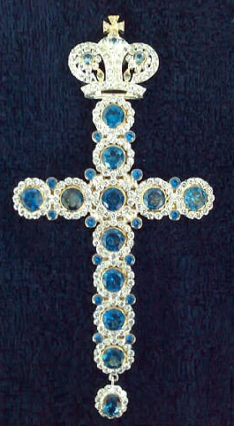 Արծաթյա կրծքազարդ խաչ