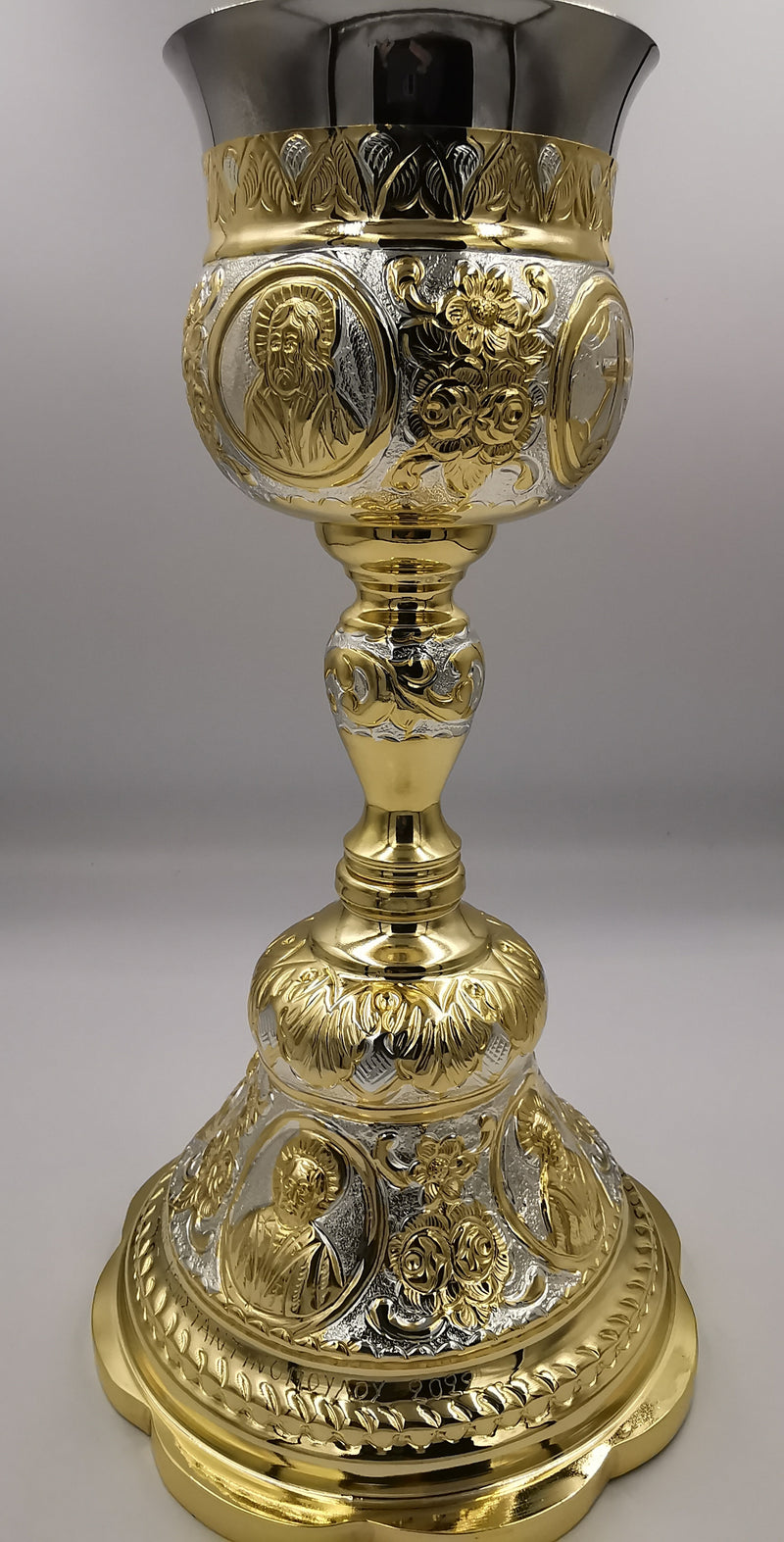 Set de Sfinte Vase aurit și argintat — stil rusesc