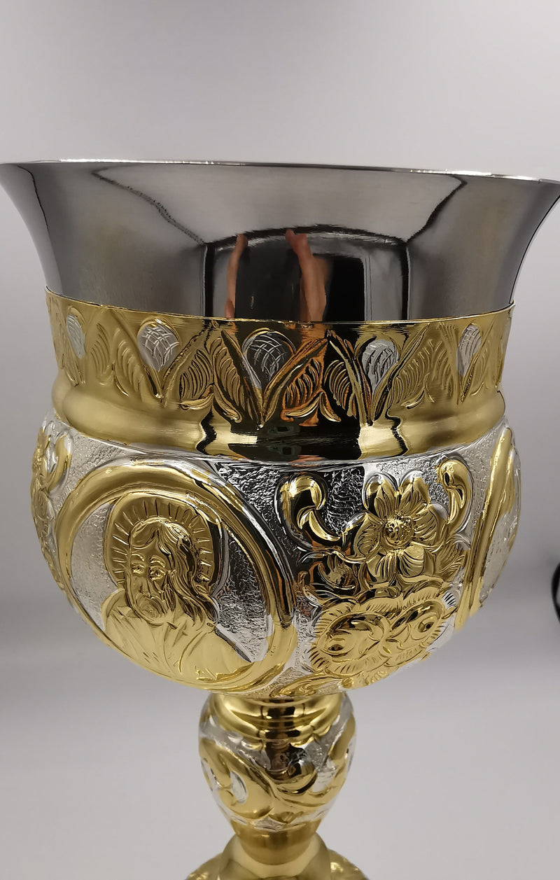Set de Sfinte Vase aurit și argintat — stil rusesc