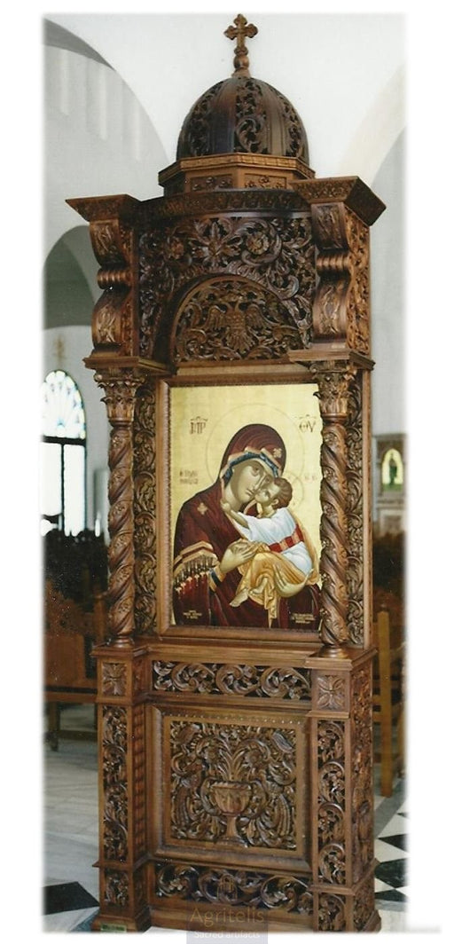 Պաշտամունքի սեղան, փայտափոր, լիպա, կաղնի, Αγριτέλης, եկեղեցական, ieraskevi.com
