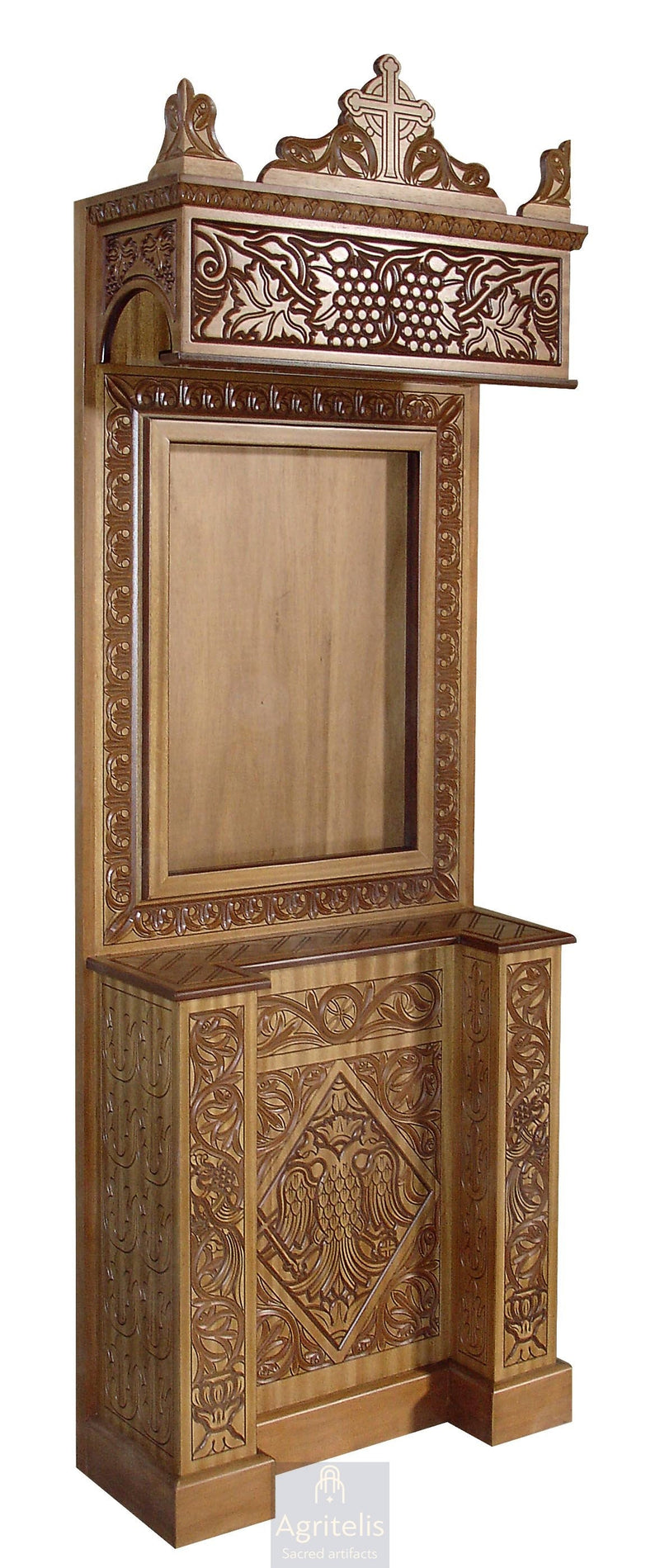 Պաշտամունքի սեղան, փայտափոր, լիպա, կաղնի, Αγριτέλης, եկեղեցական, ieraskevi.com
