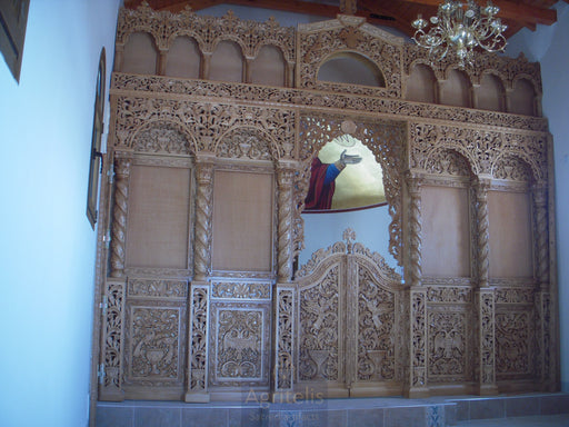 Iconostasis, Woodcarved, Limewood, Oak, Agritelis, Church Supplies, ieraskevi.com