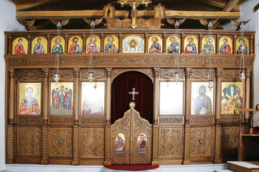 Iconostasis, Woodcarved, Limewood, Oak, Agritelis, Church Supplies, ieraskevi.com