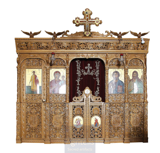 Iconostasis, Woodcarved, Limewood, Oak, Agritelis, Church Supplies, ieraskevi.com