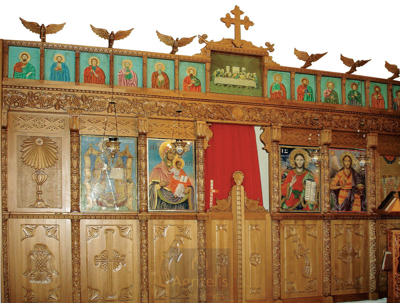Iconostasis, Woodcarved, Limewood, Oak, Agritelis, Church Supplies, ieraskevi.com