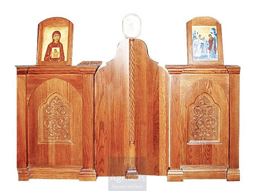 Σολέας, Ξυλόγλυπτο, Φλαμούρι, Δρυς, Αγριτέλης, Εκκλησιατικά, ieraskevi.com