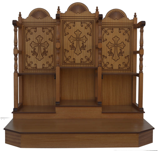 Strană sculptată din lemn pentru cântăreți — Α 030