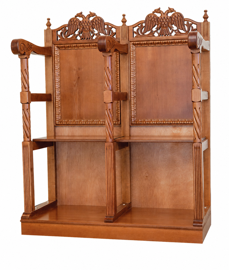 Carved Wooden Church Stall
