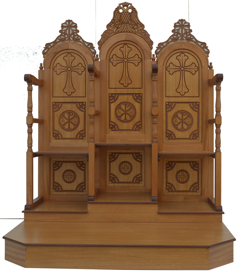 Scaun sculptat pentru strană — Α 047