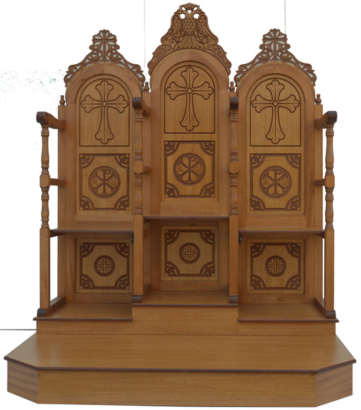 Scaun sculptat pentru strană — Α 047