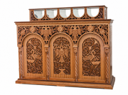 Mobilier sculptat în lemn pentru pangar
