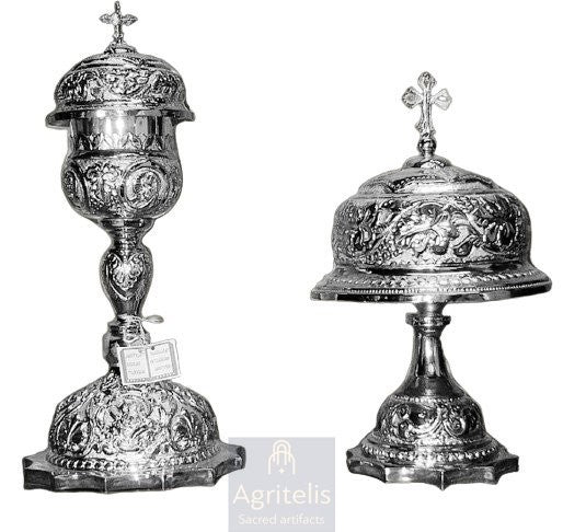 Հաղորդության սկիհ, ոսկեզօծ հաղորդության սկիհ, արծնապատ, ieraskevi.com, Αγριτέλης եկեղեցական պարագաներ