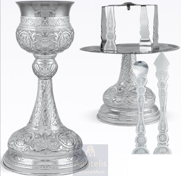 Հաղորդության սկիհ, ոսկեզօծ հաղորդության սկիհ, արծնապատ, ieraskevi.com, Αγριτέλης եկեղեցական պարագաներ