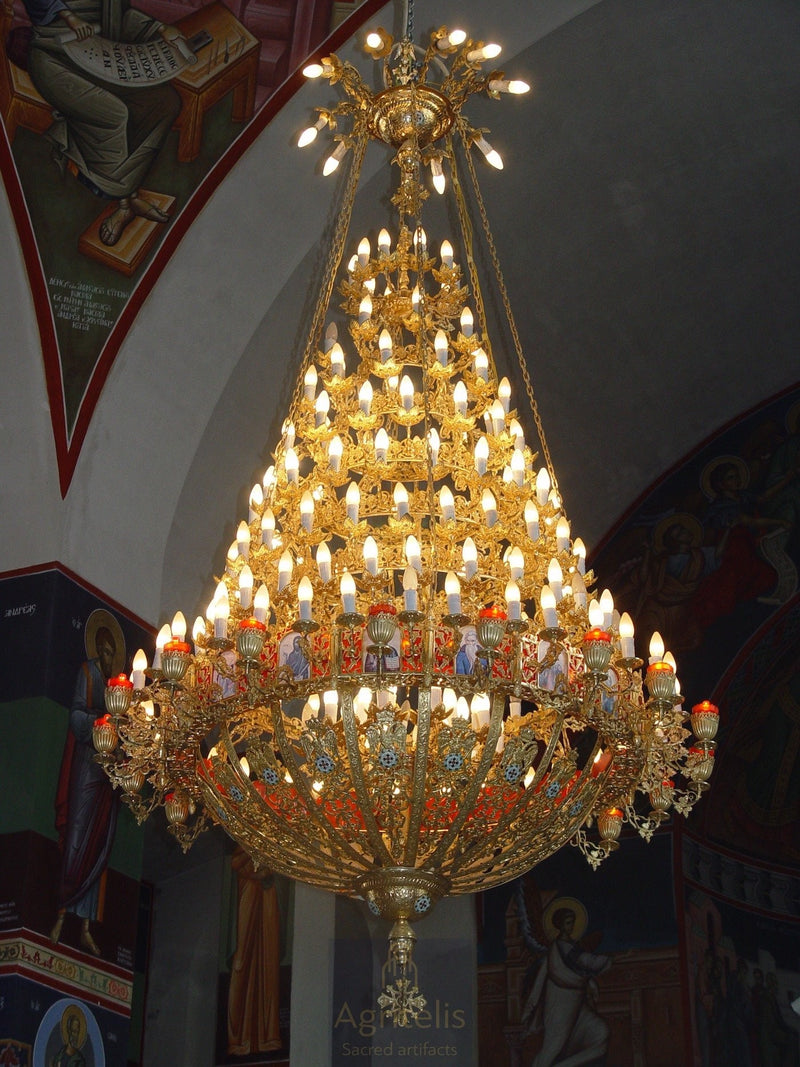 Chandelier, Church Supplies, ieraskevi.com, Byzantine Chandeliers