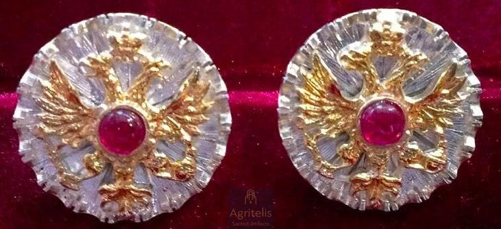 Запонки сріблясті