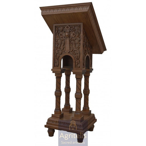 Պաշտամունքի սեղան, փայտափոր, լիպա, կաղնի, Αγριτέλης, եկեղեցական, ieraskevi.com