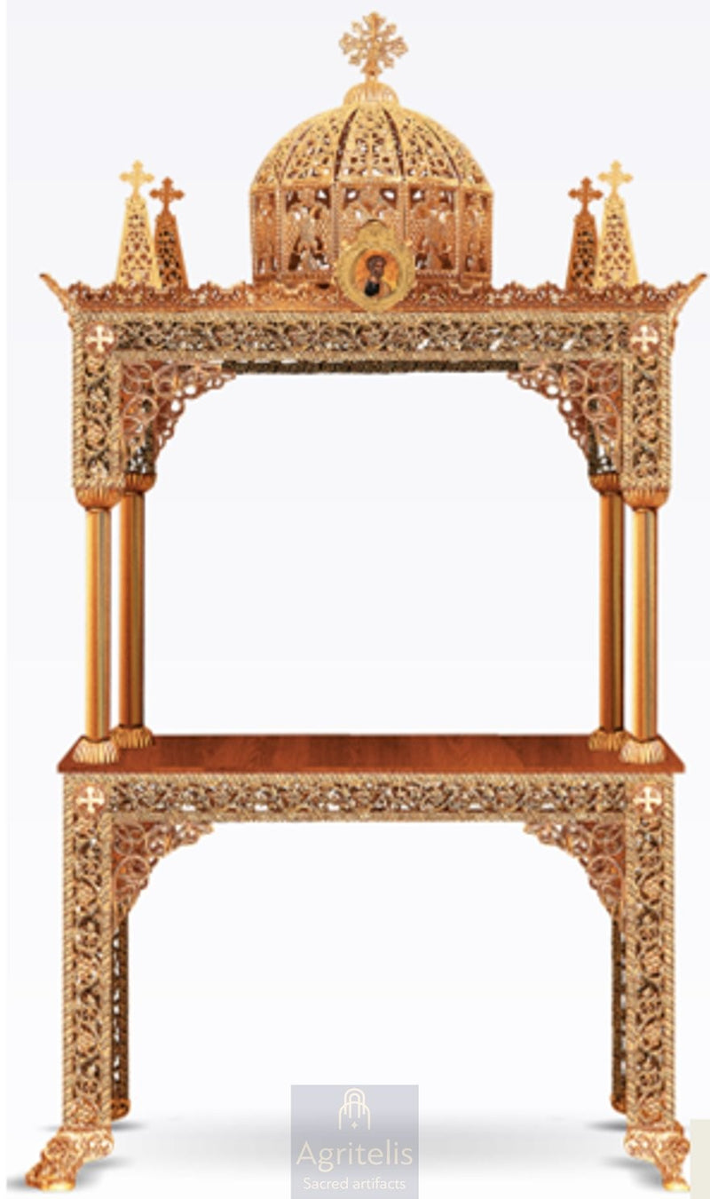 Epitaphios Bier, Woodcarved, Limewood, Oak, Agritelis, Church Supplies, ieraskevi.com